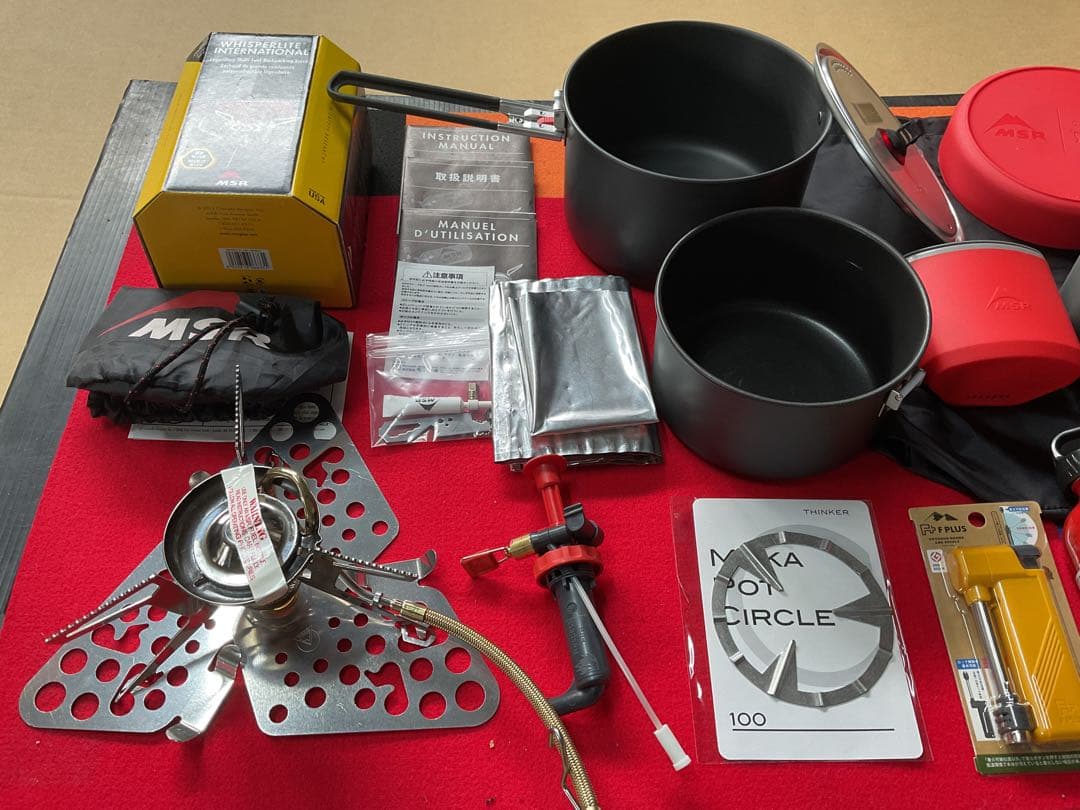 MSRウィスパーライトインターナショナル超美品&MSR alpinist2クック
