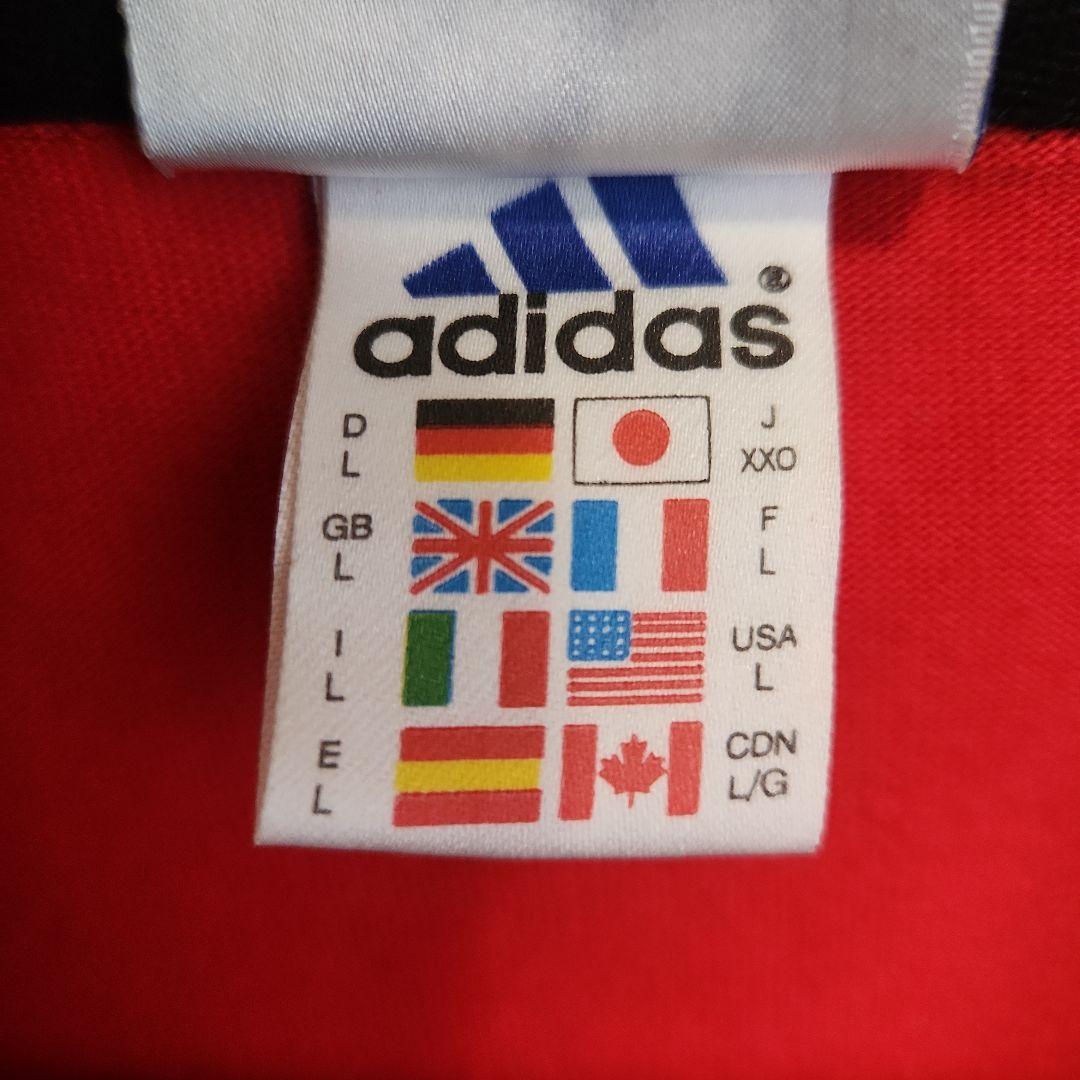 ACミラン adidas 長袖ポロシャツ 赤　2004年