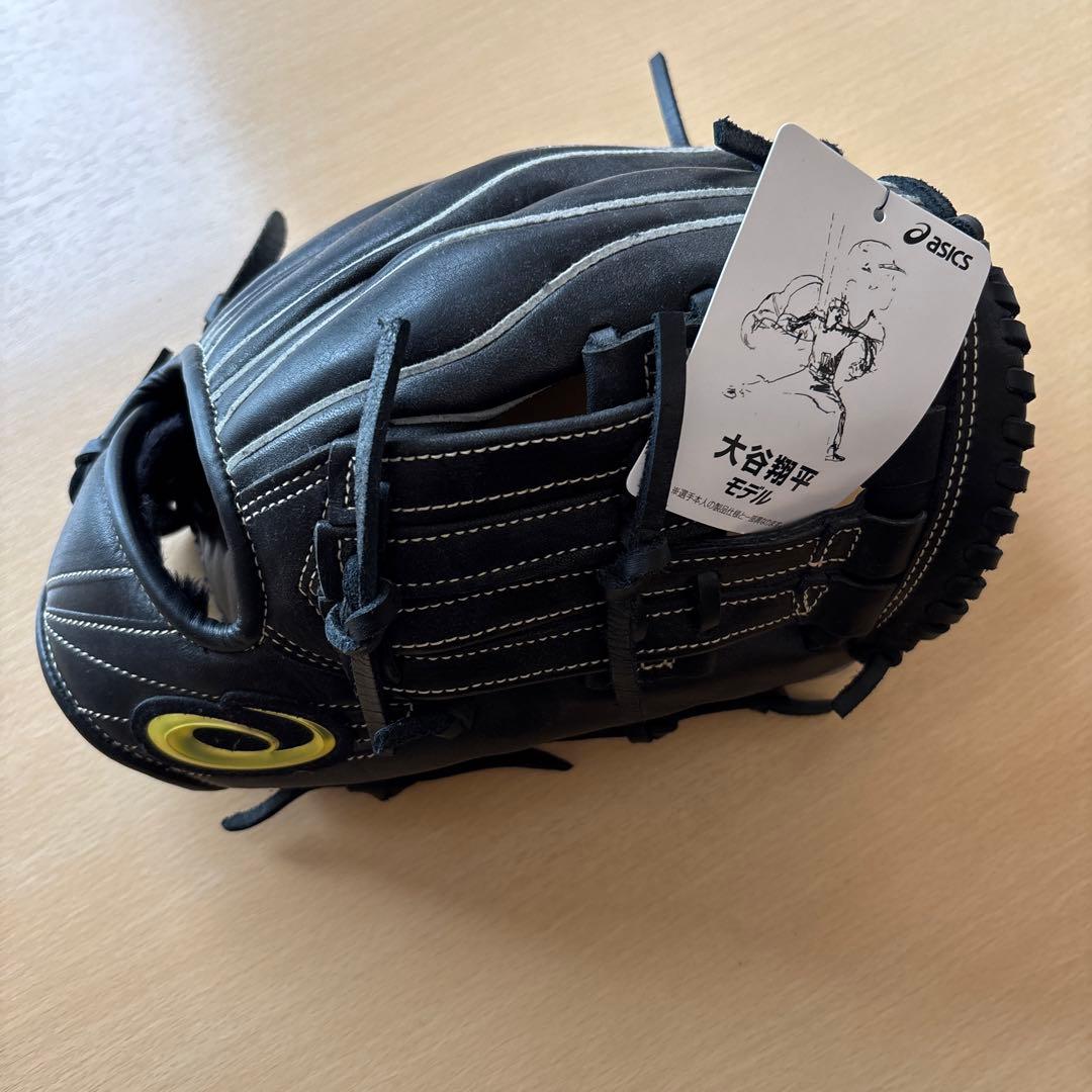新品　タグ付きasics 大谷翔平モデル ブラック 野球グローブ
