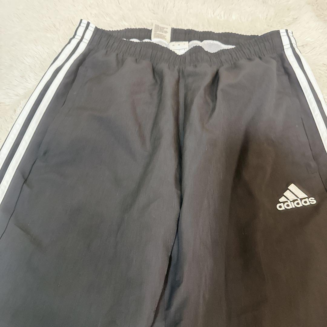 ✨稀少✨adidas 黒 ストライプ ジャージパンツ　2XO