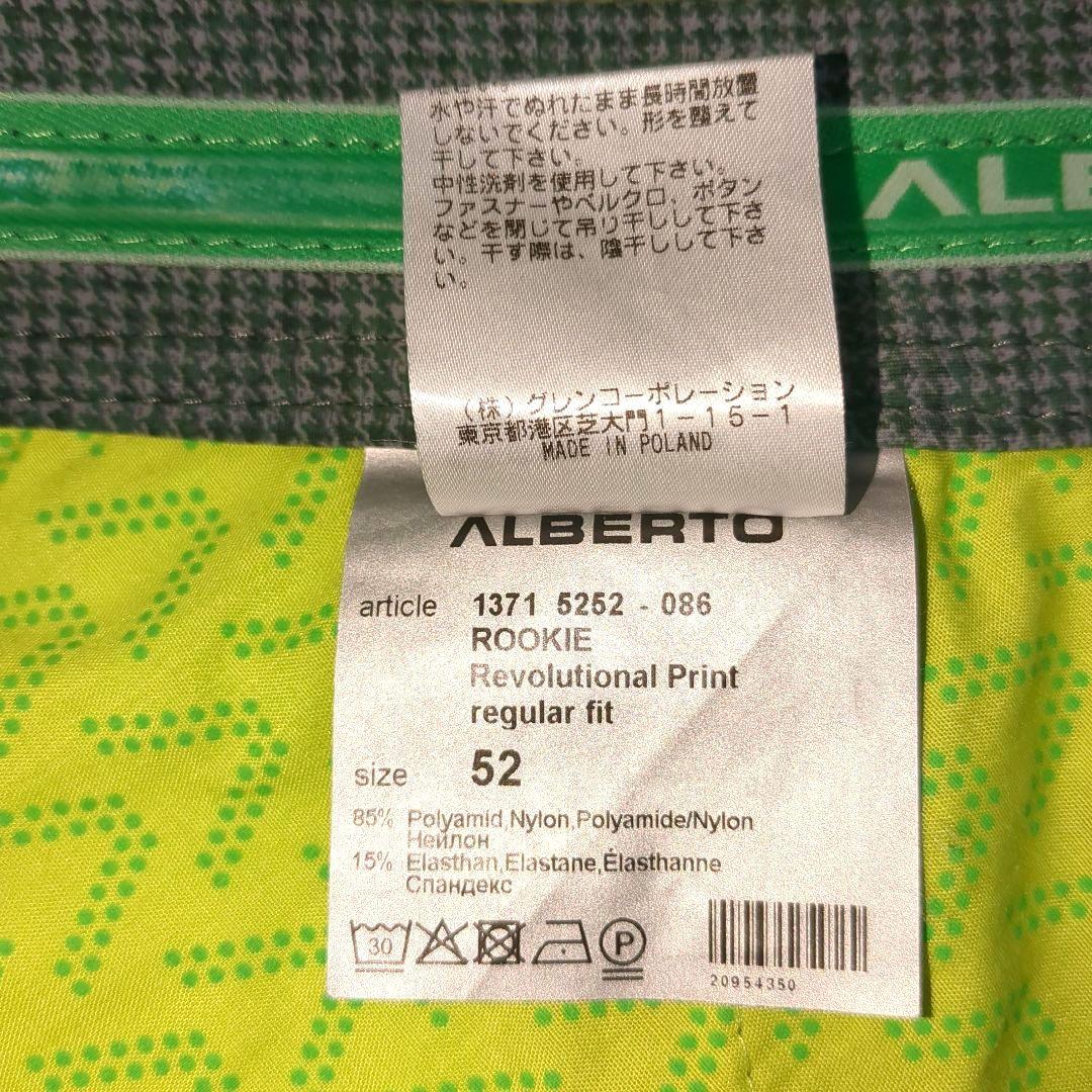 【極美品】O アルベルト ゴルフパンツ ROOKIE チェック柄52
