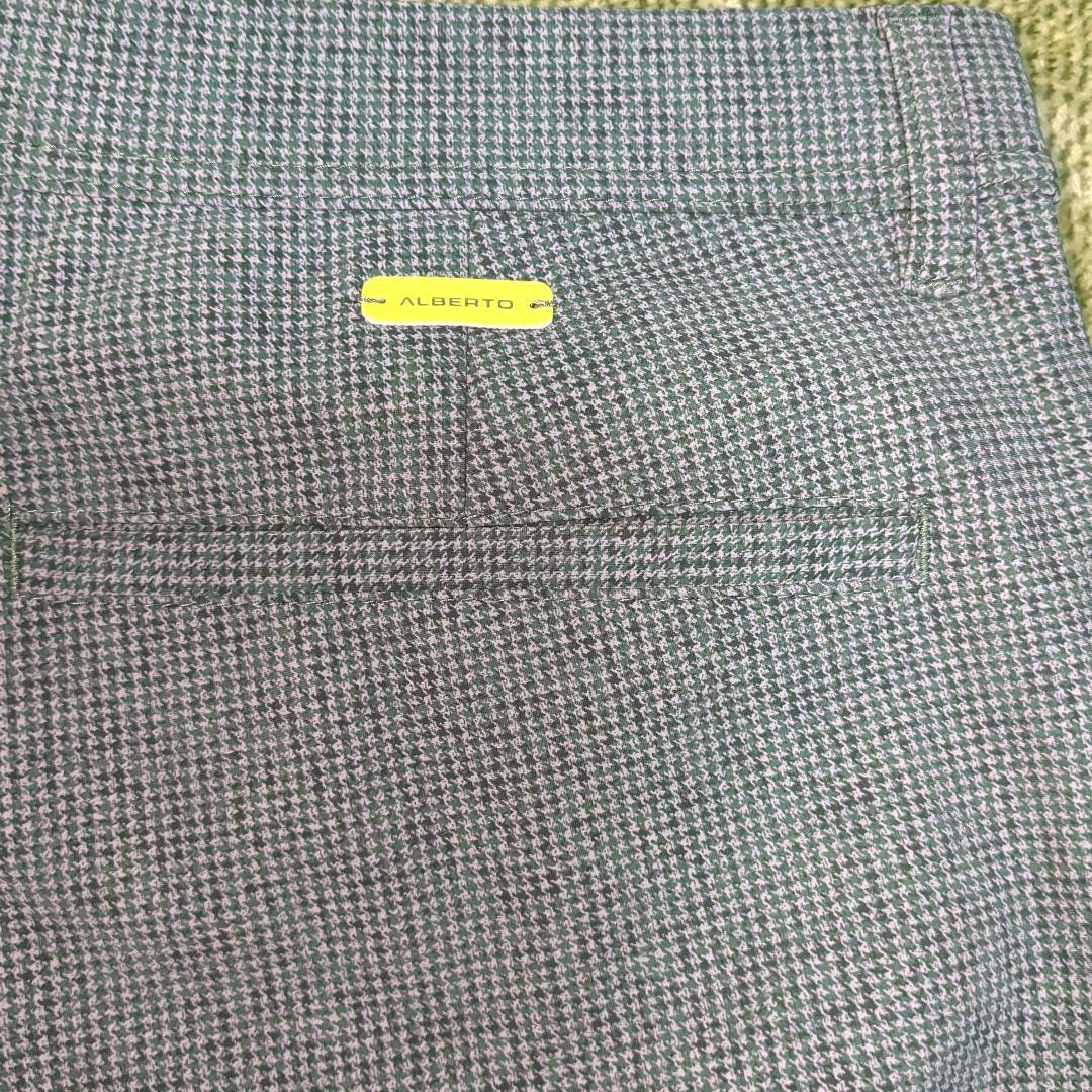 【極美品】O アルベルト ゴルフパンツ ROOKIE チェック柄52