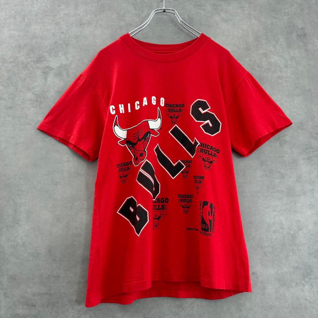 90s NBA Chicago Bulls シカゴブルズ プリントTシャツ M