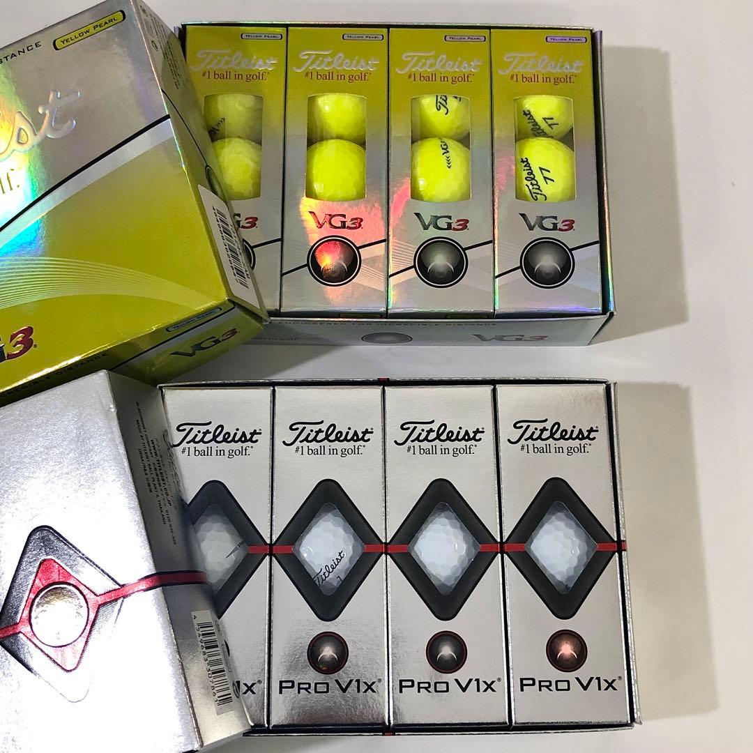 【28】Titleist Pro V1x ・VG3 セット ゴルフボール 新品