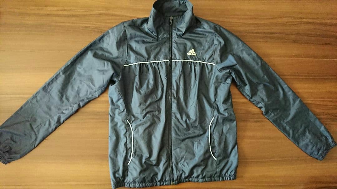 新品 ADIDAS ジャケット パーカー レディースＳ ネイビー 防風 速乾
