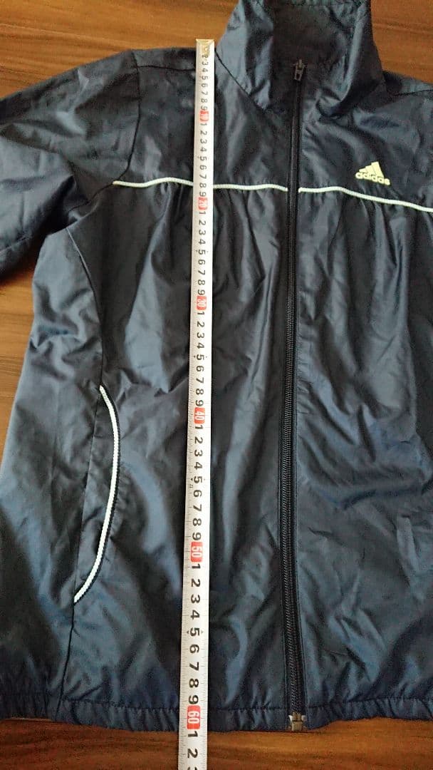 新品 ADIDAS ジャケット パーカー レディースＳ ネイビー 防風 速乾