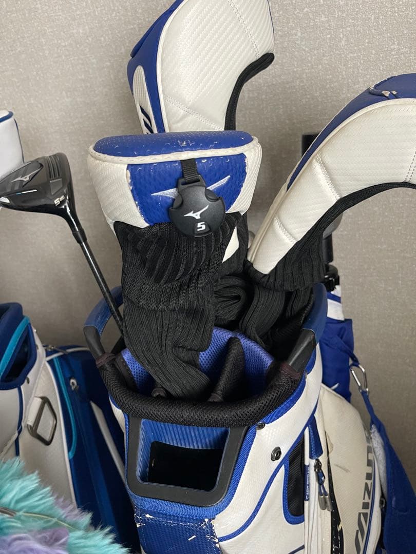 Mizuno キャディバッグ 青/白