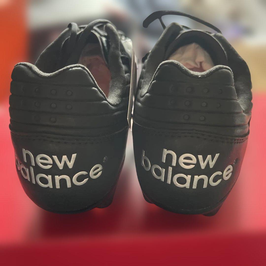 新品タグ付きNew Balance 442 ブラック サッカースパイク　27㎝