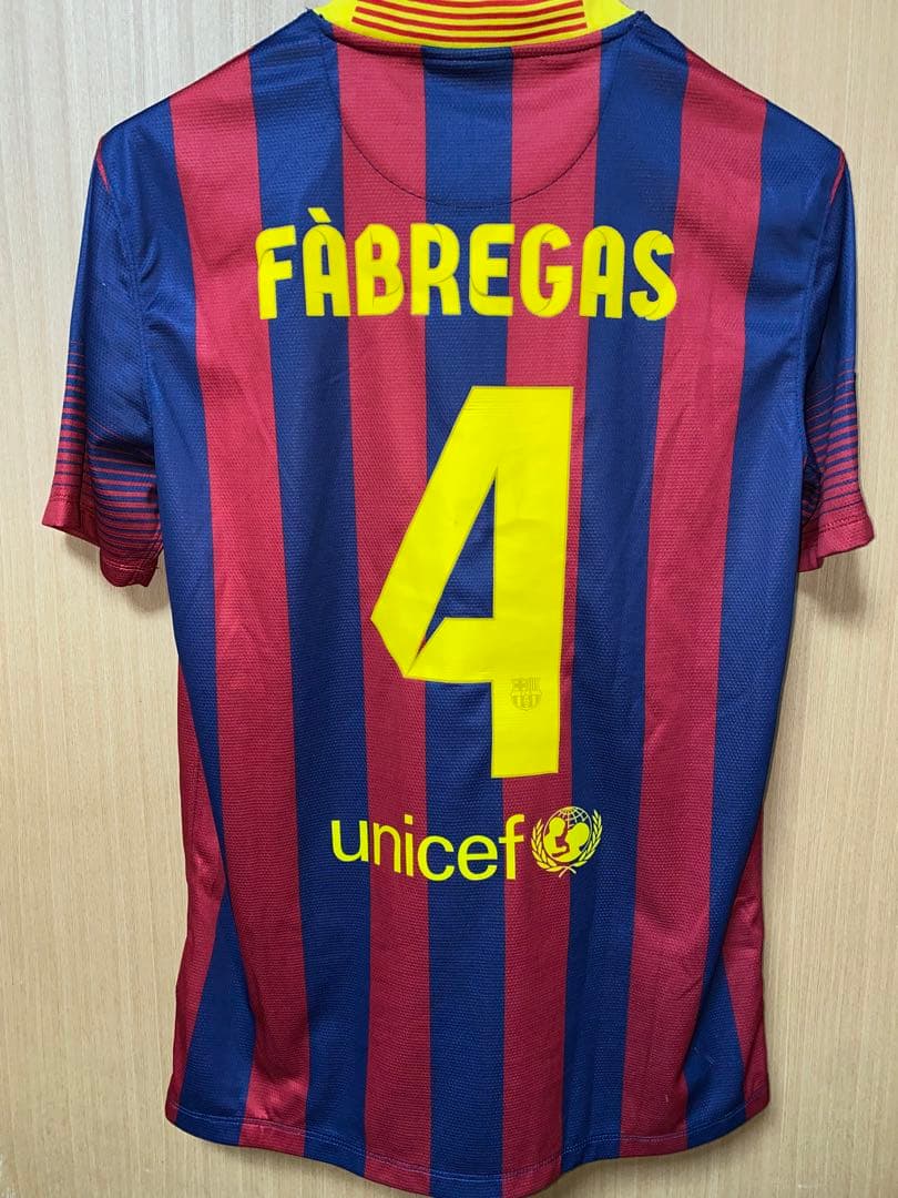 【処分価格】FCバルセロナ2013/14 ユニフォーム セスク　ファブレガス