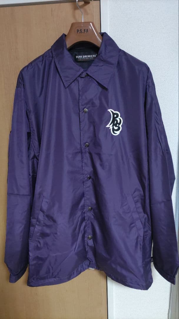 [新品未使用]PUNK DRUNKERS★コーチジャケット XL