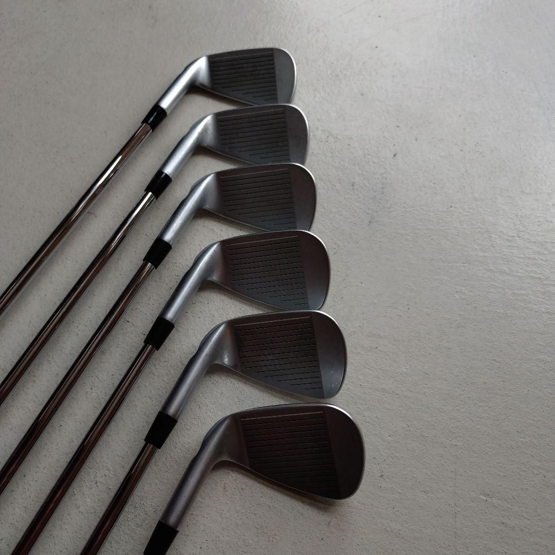 PING IBLADE　アンセット 5番〜W 6本セット　黒ドット