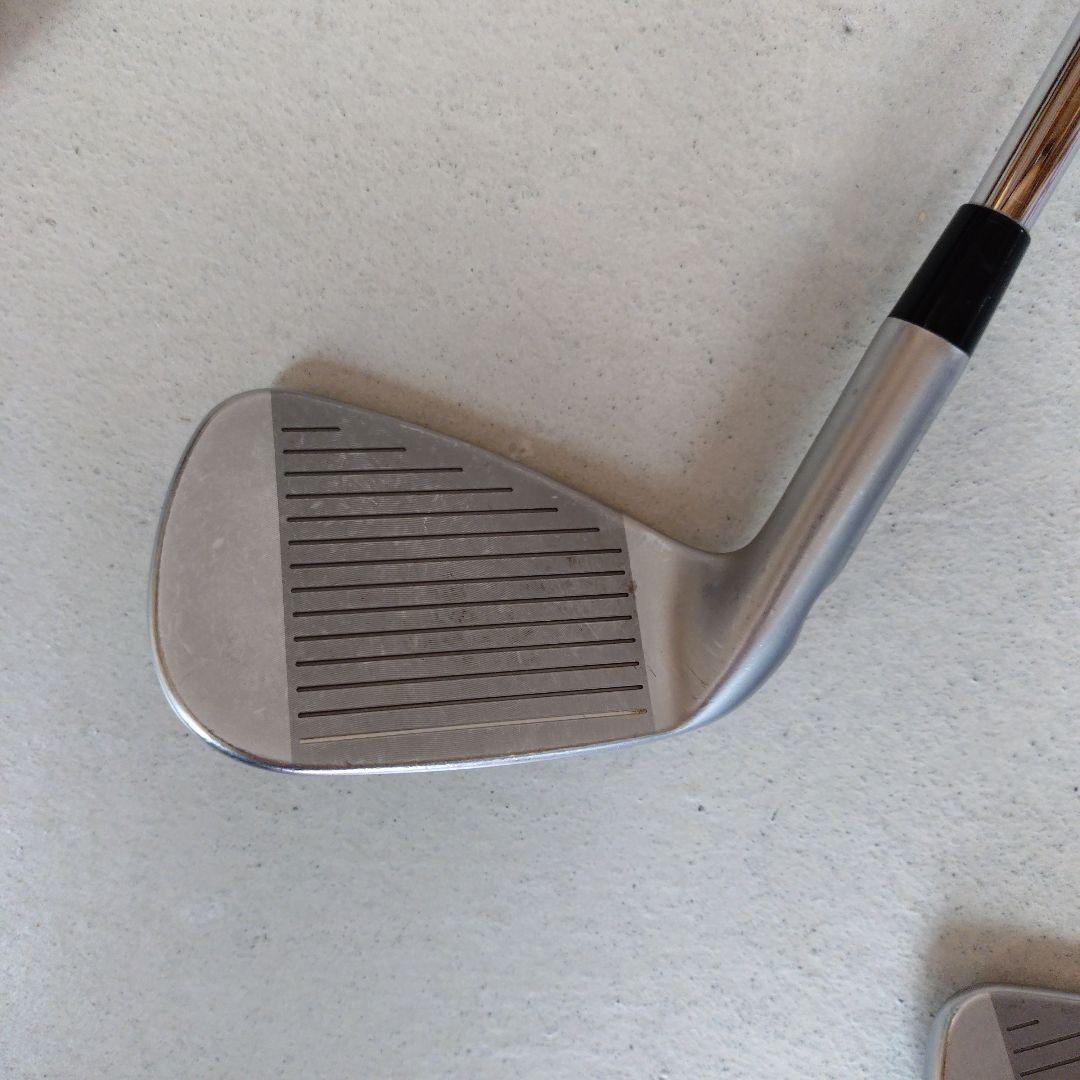 PING IBLADE　アンセット 5番〜W 6本セット　黒ドット