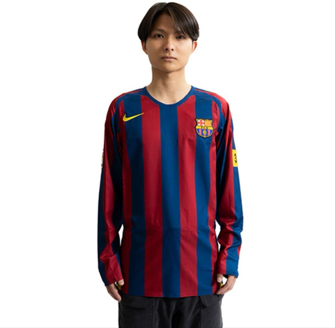 バルセロナ2005/06 復刻ユニフォーム　長袖　ロナウジーニョL