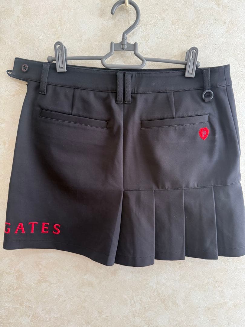 PEARLY GATES 黒 プリーツスカート サイズ2