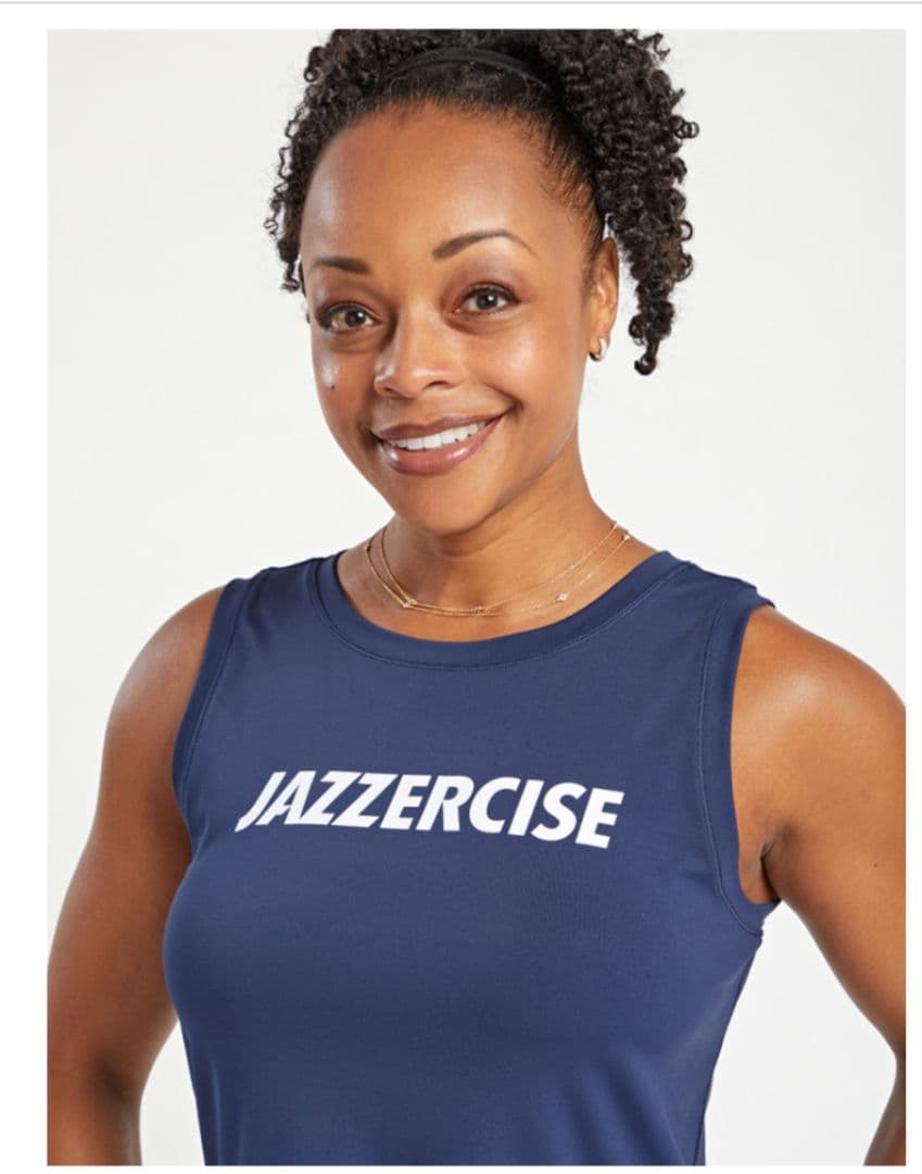 JAZZERCISE 　ジャザサイズ　ネイビー タンクトップ　Sサイズ　新品