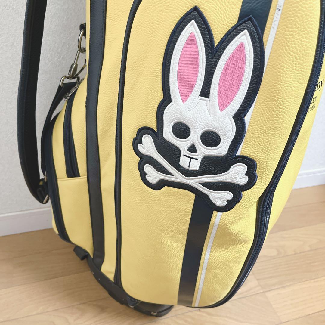 K110 Psycho Bunny サイコバニー キャディバッグ イエロー