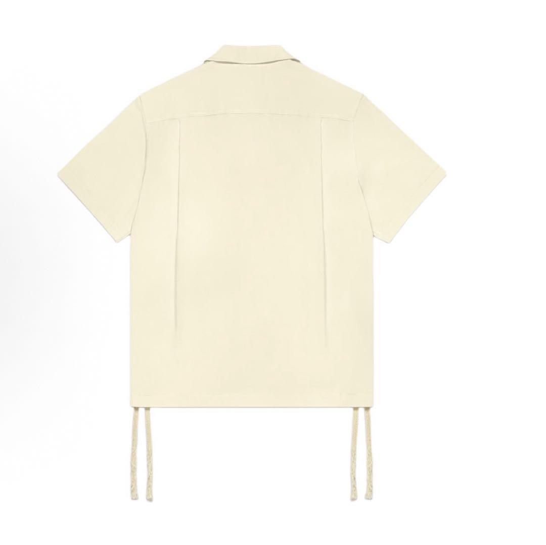 新品S ADIDAS X CLOT ボウリングシャツ ホワイトJP1599