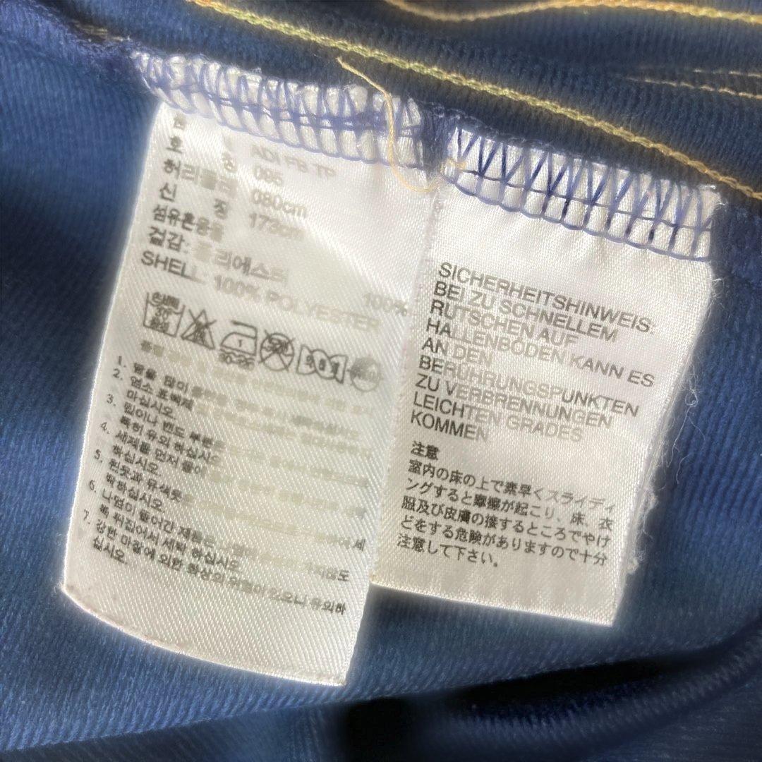 希少カラーオレンジGOLDトレフォイル×adidasオリジナルストラックパンツL