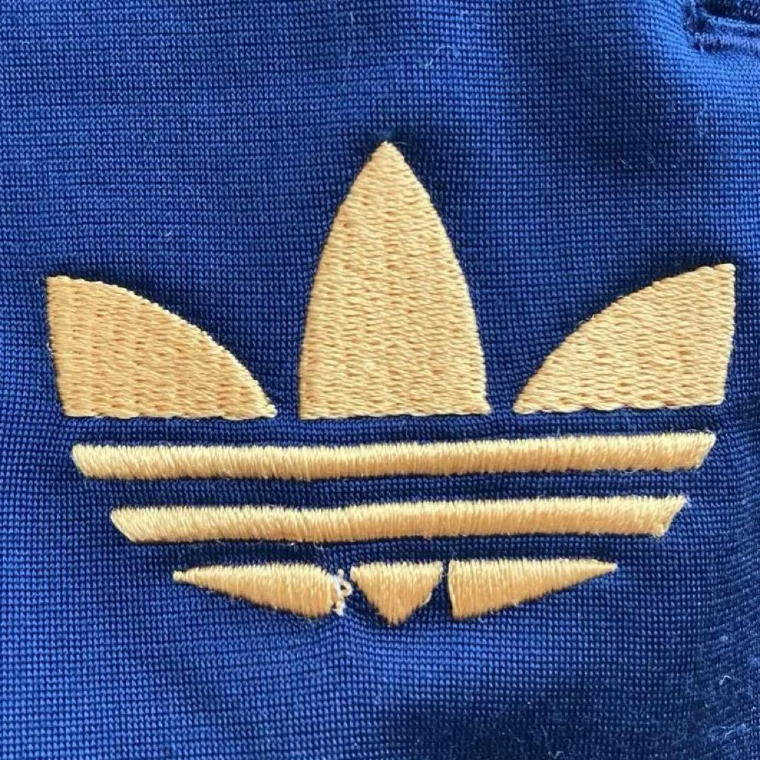 希少カラーオレンジGOLDトレフォイル×adidasオリジナルストラックパンツL