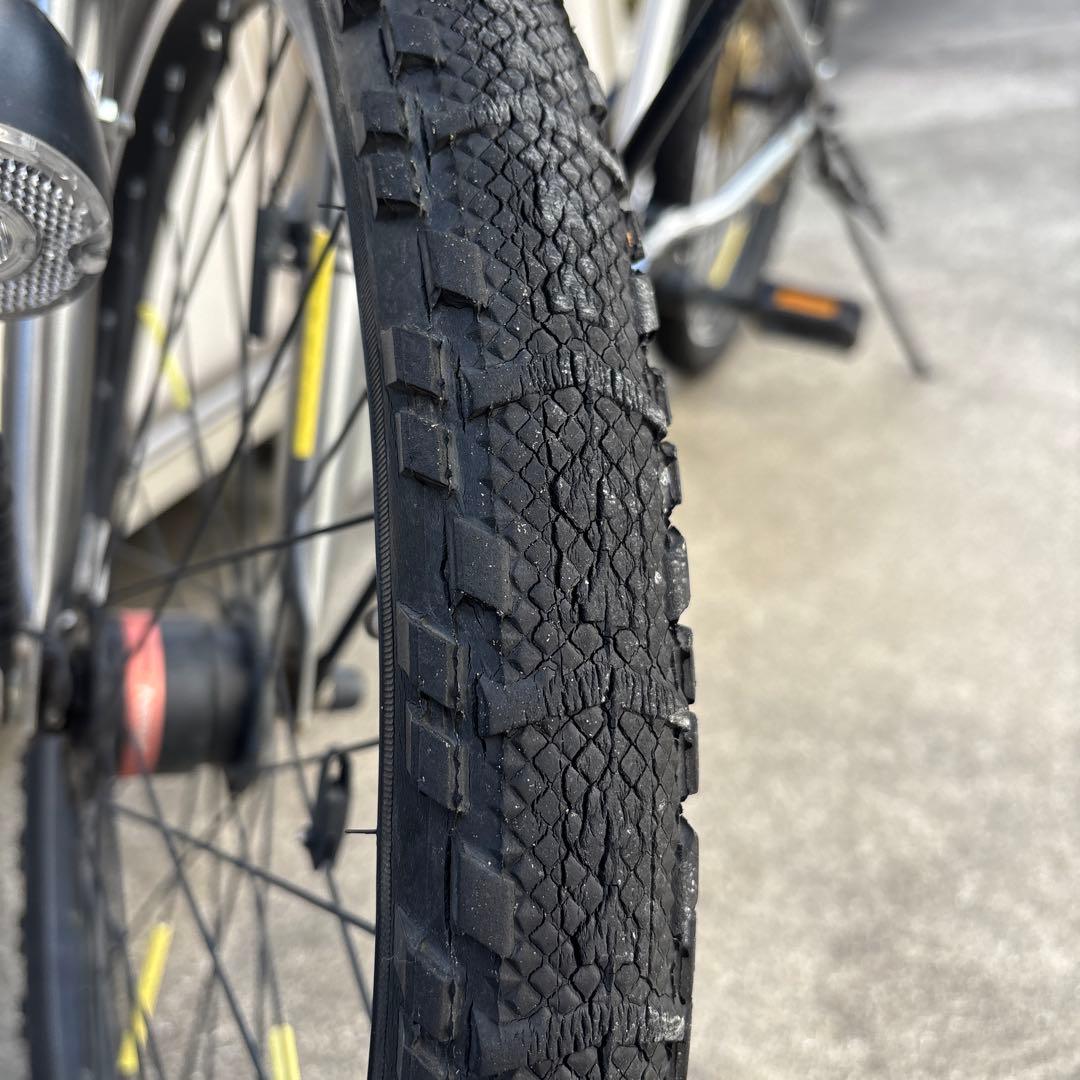 ★ドライド★人気！24インチ　子供用　自転車　変速　シルバー　引き取り限定