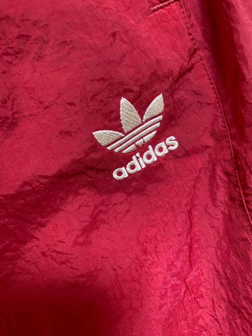 【希少】バイエルン・ミュンヘン × adidas ナイロンパンツ ボルドー M
