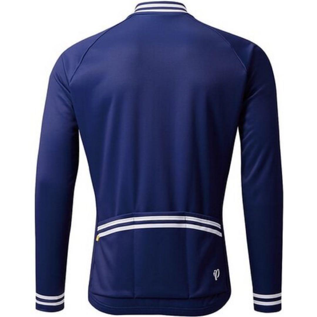 ドジャース風　Pearl Izumi サイクルジャージ Lネイビー 長袖　15°