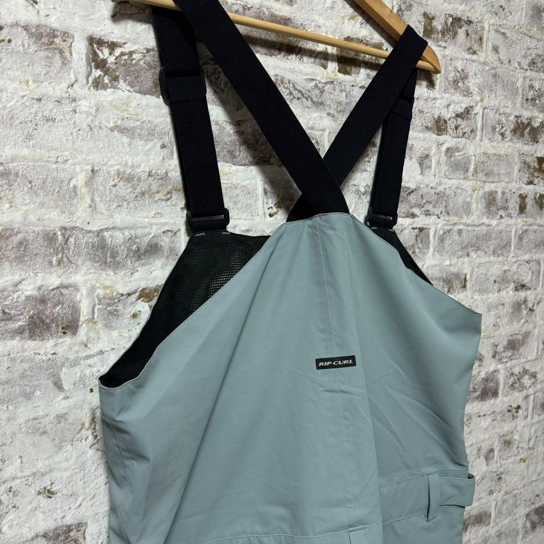 374　【リップカール】メンズ　撥水　ビブパンツ　2.5L　XL　ミネラルブルー
