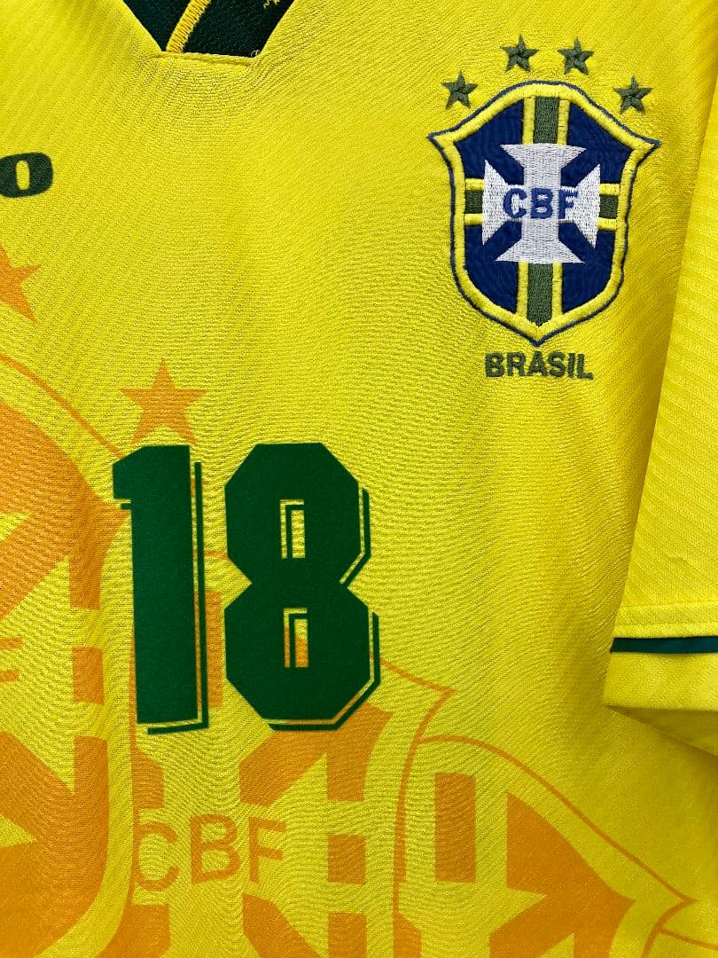 94-96 ブラジル代表　ロナウド　アンブロオフィシャル　当時物ユニフォーム