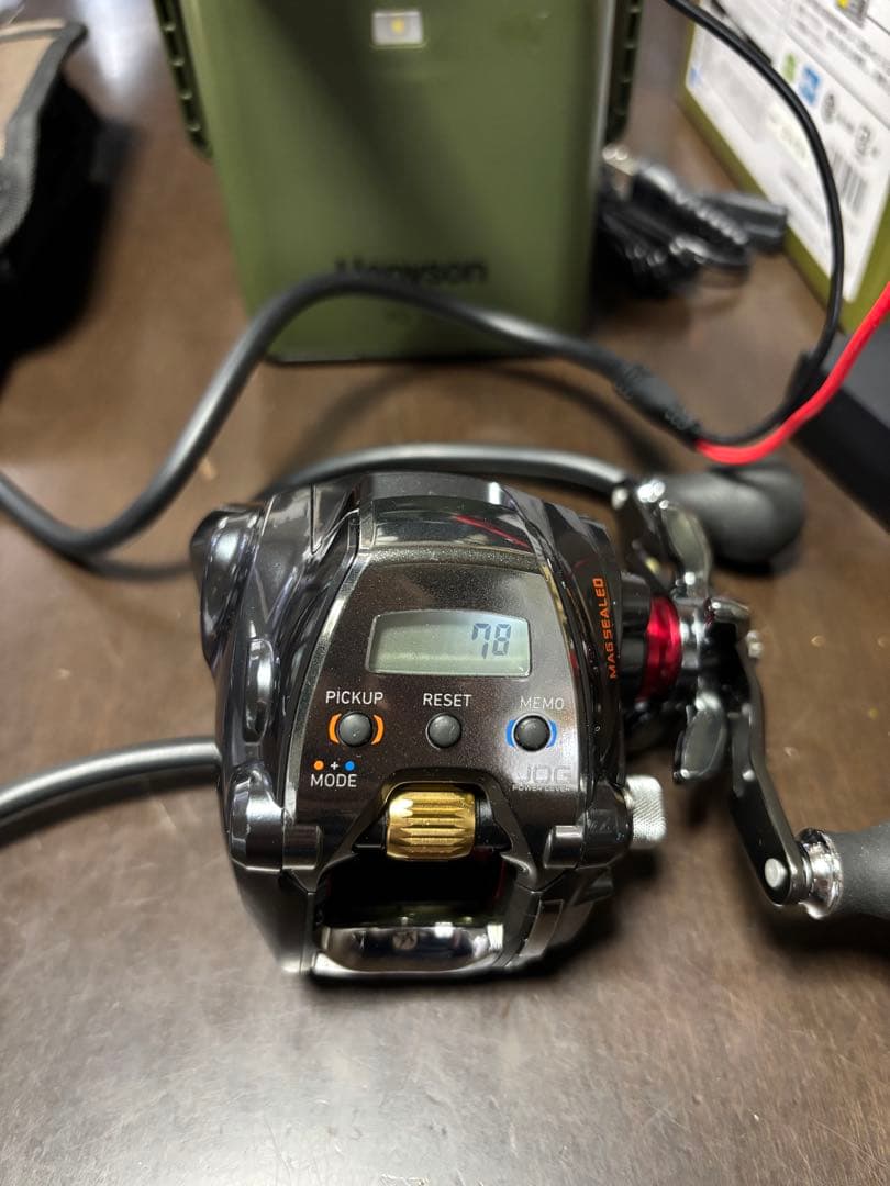 ダイワ20シーボーグ200J-DH+ハピソン電動リール用バッテリーYQ-105