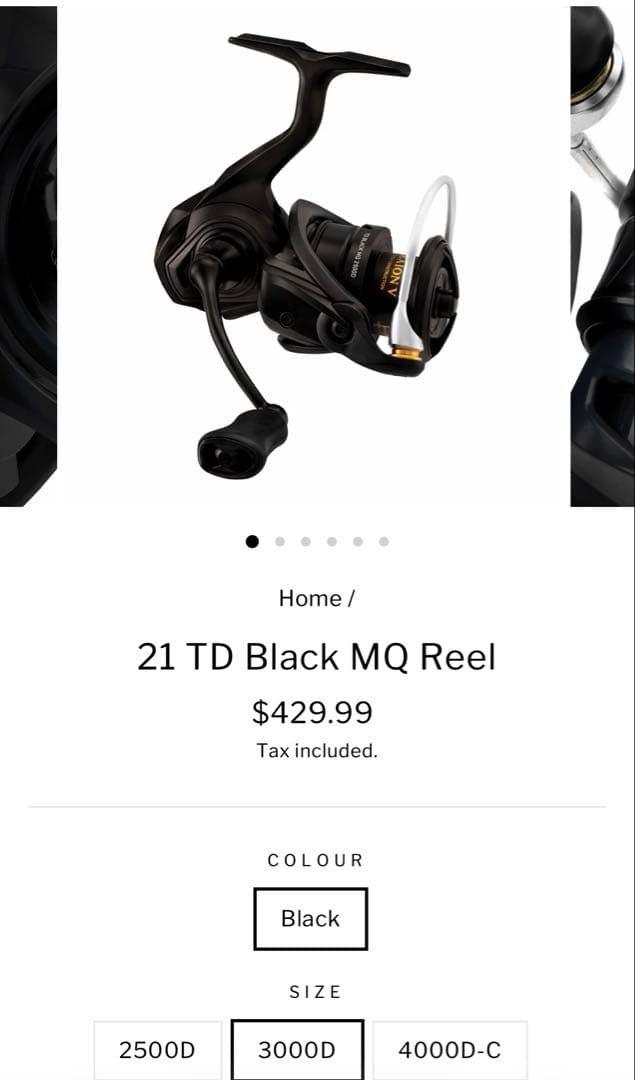DAIWA 21 TD BLACK MQ 3000D 海外モデル　セルテート