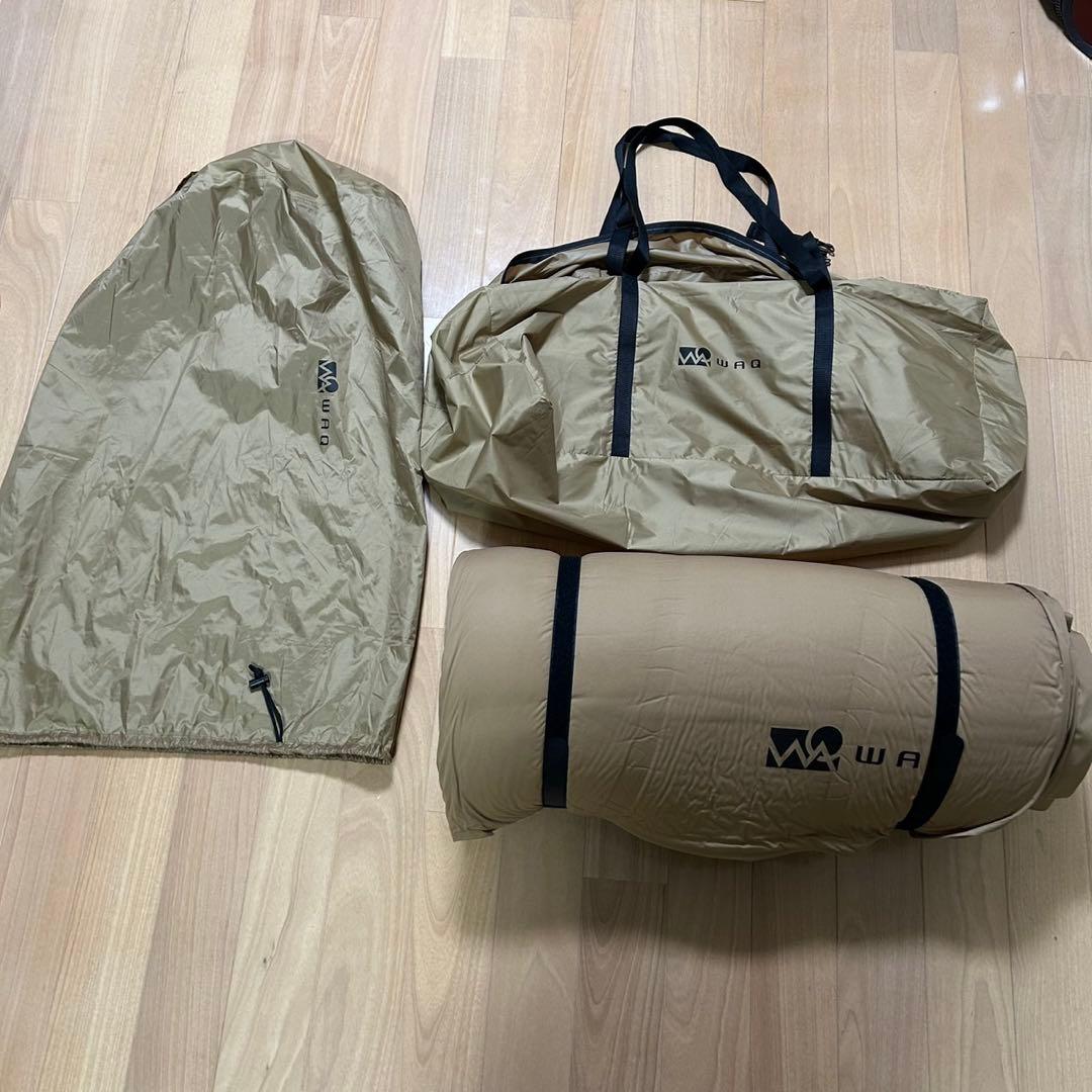 (未使用) WAQ RELAXING CAMPMAT ダブルサイズ 厚さ10cm