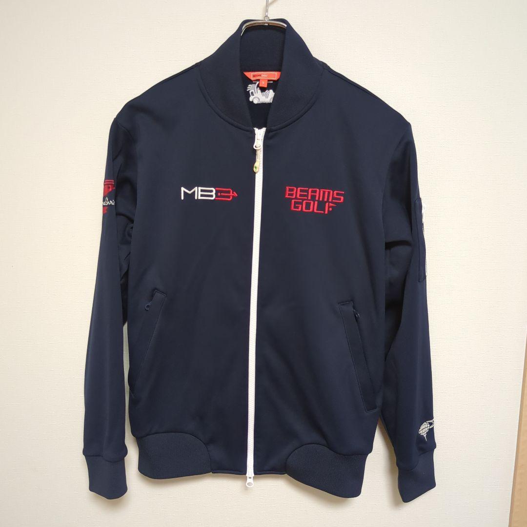 BEAMS GOLF ダブルジップメンズ ネイビー S　美品