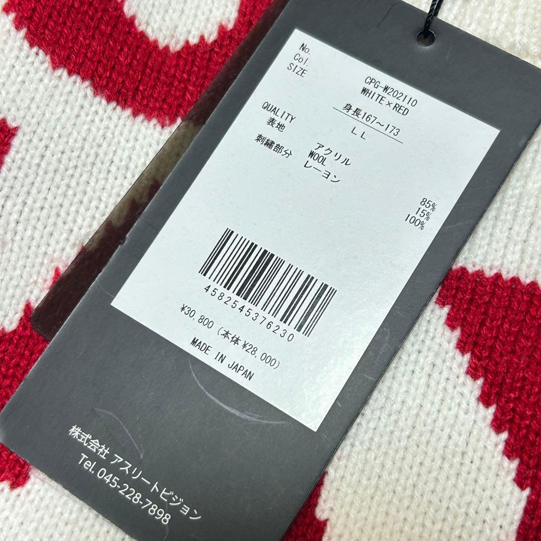 CPG GOLF ゴルフウェア　ニット　セーター　総柄　シーピージー　レディース