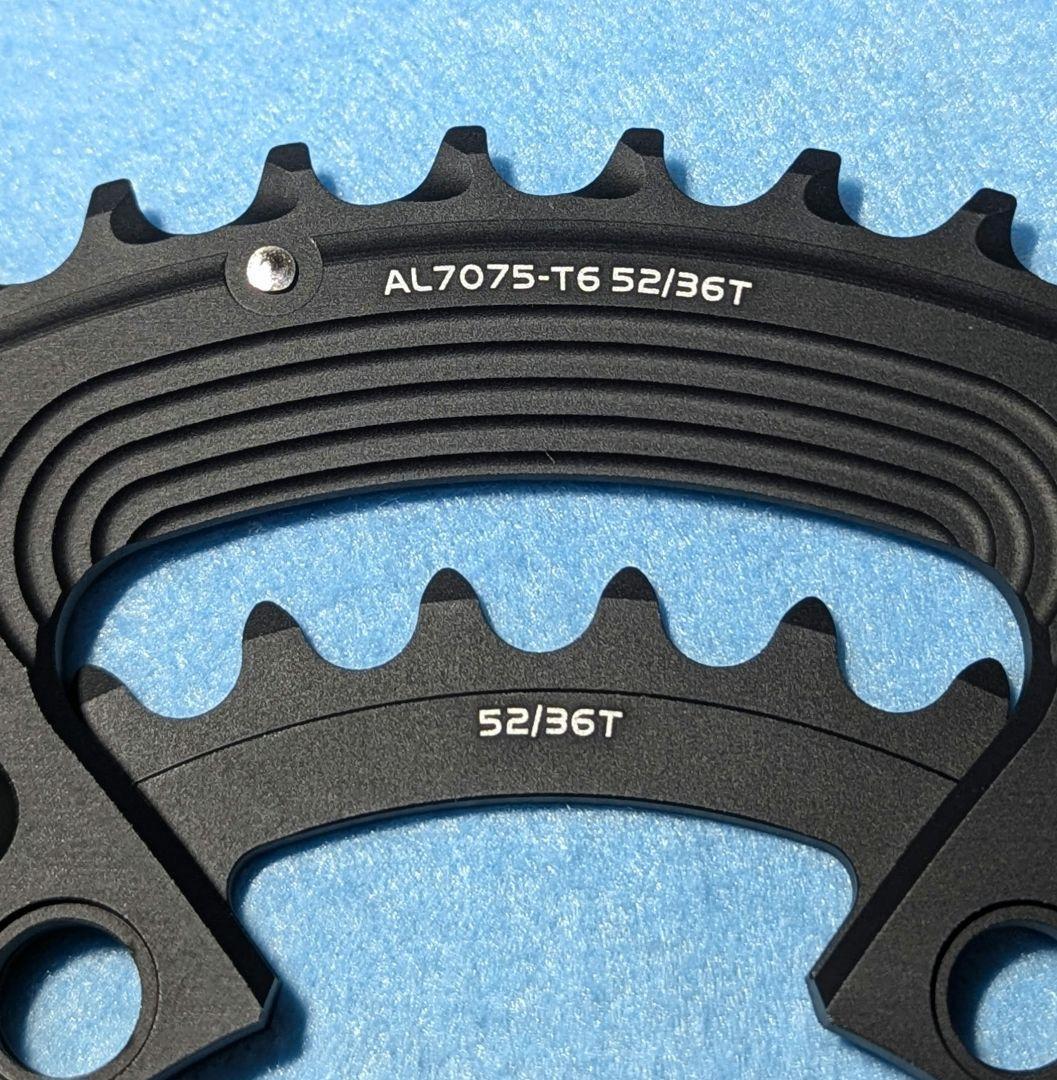 zrace 11s・12s対応　チェーンリング 52T/36T