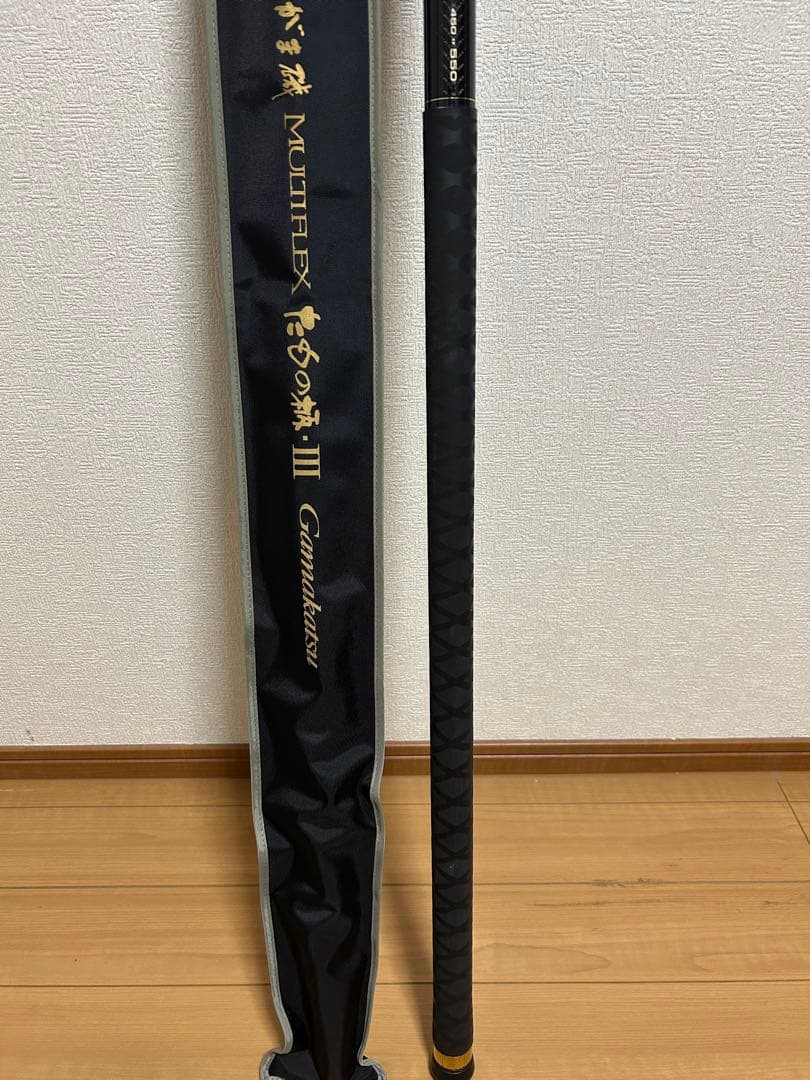 がまかつ がま磯 マルチフレックスIII たもの柄 5.5m(4.5m)