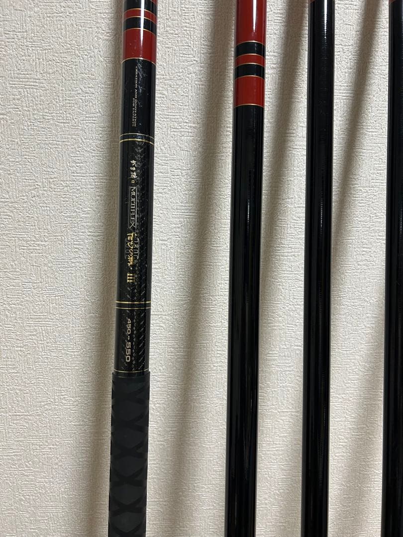 がまかつ がま磯 マルチフレックスIII たもの柄 5.5m(4.5m)
