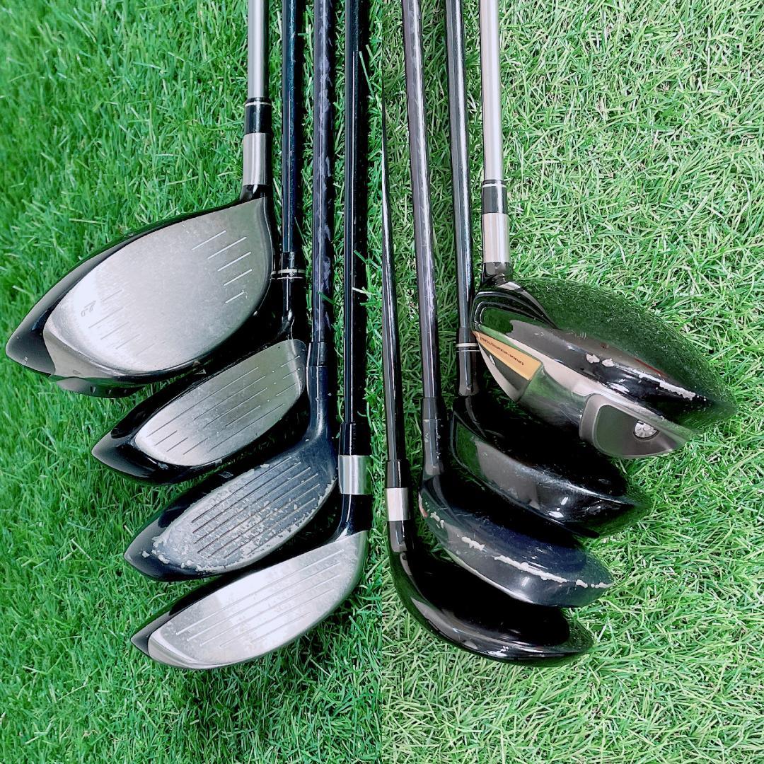 ゴルフクラブ フルセット テーラーメイド入り 初心者 メンズ 13本 E2782