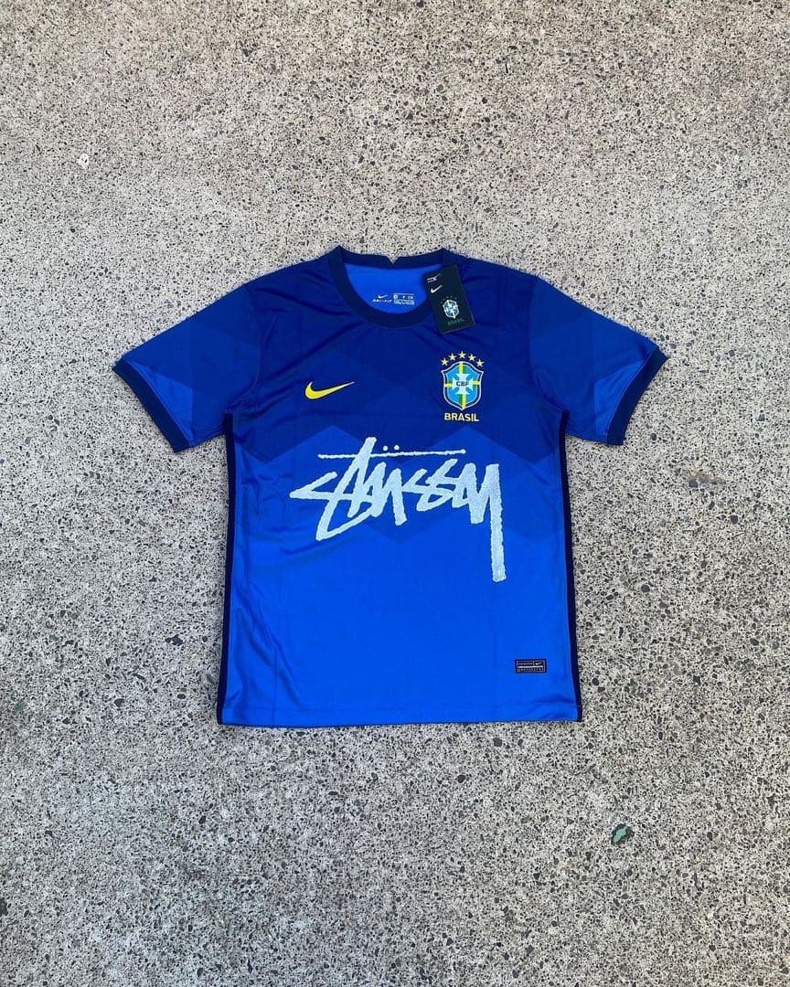 NIKE BRASIL サッカーシャツ Lサイズ STUSSY ステューシー