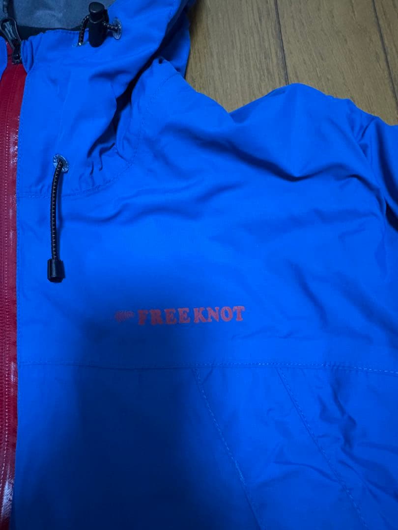 FREEKNOT フリーノット　防水アウター 防寒着LL ブルー