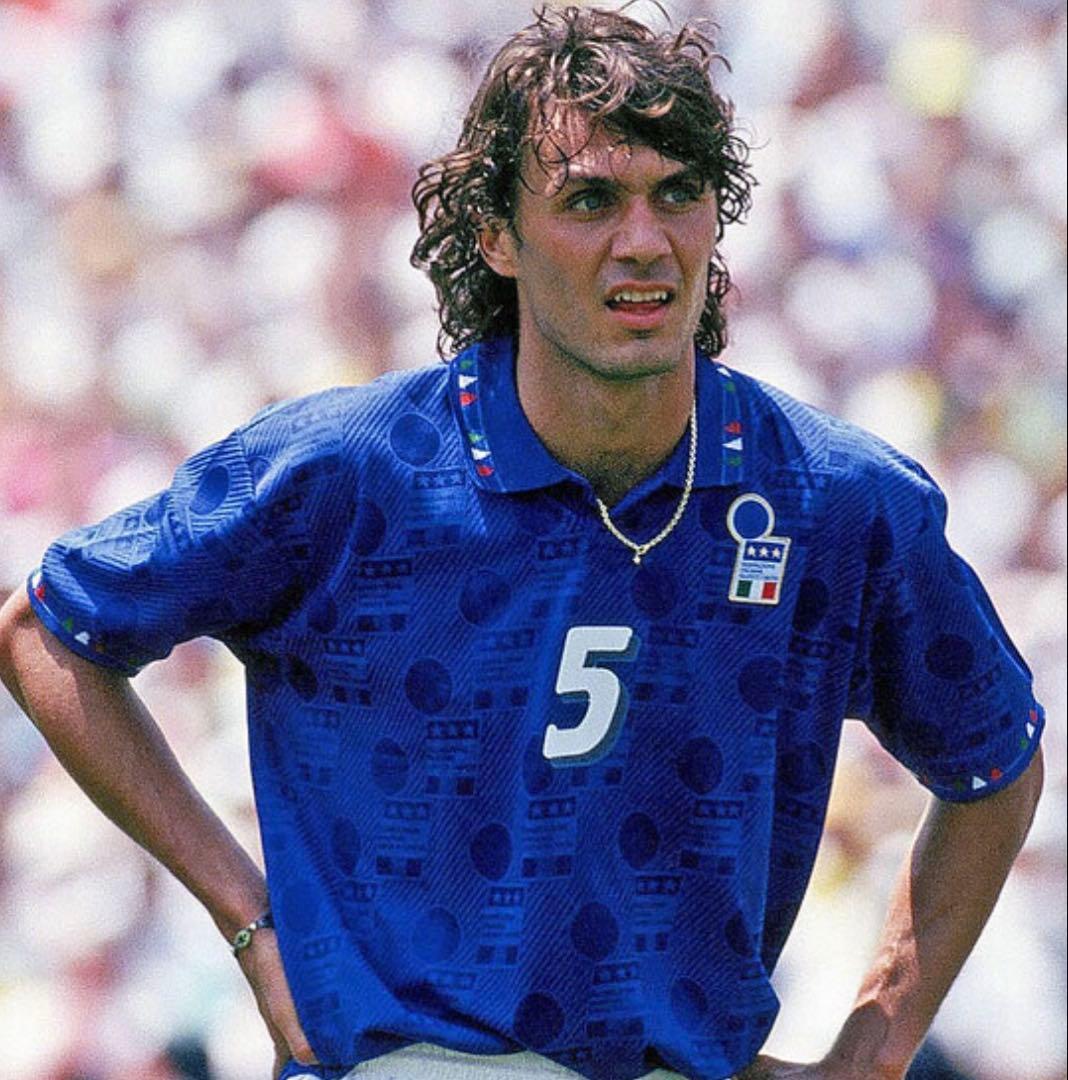 ディアドラ　イタリア代表　94年　W杯　選手用　ユニフォーム　バッジョ　XL