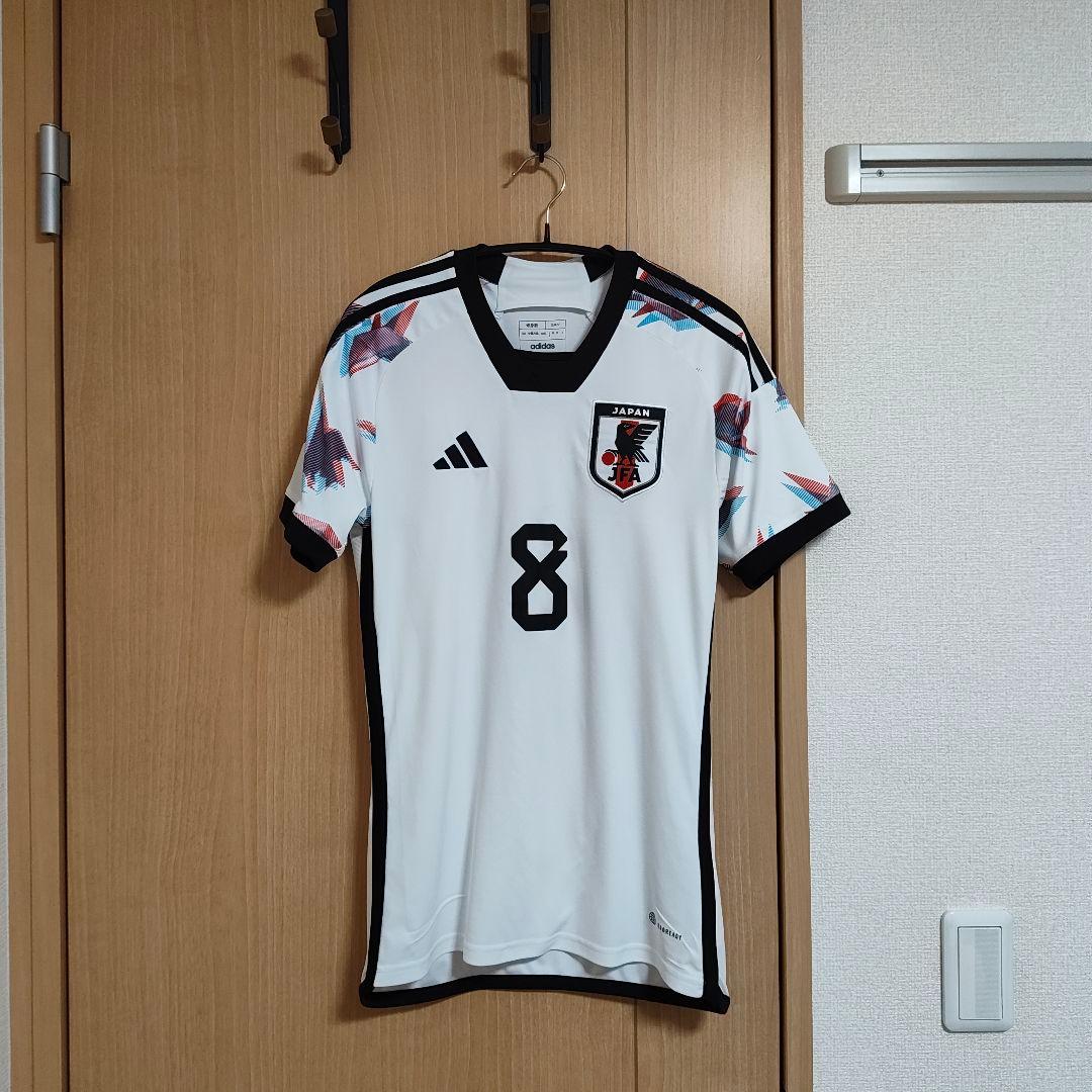 3連休特価！日本代表 堂安律 8番 adidas S アウェイ 正規品