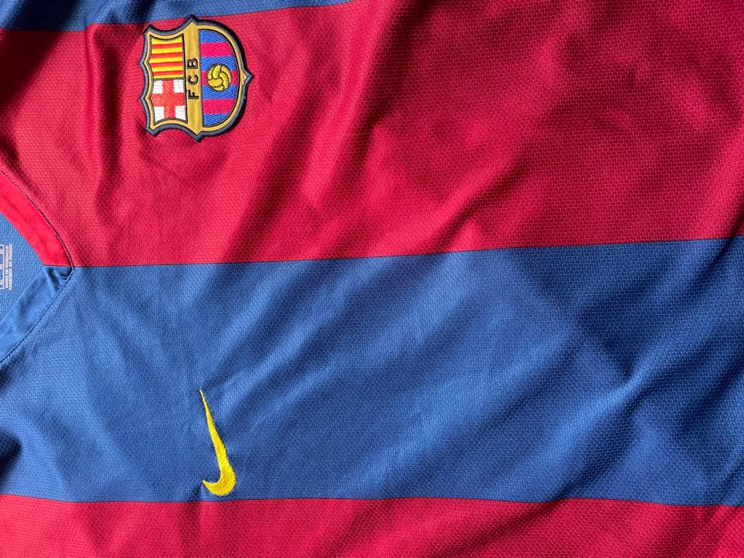 【希少 美品】バルセロナ 06/07 ホーム スポンサーなし サッカユニフォーム