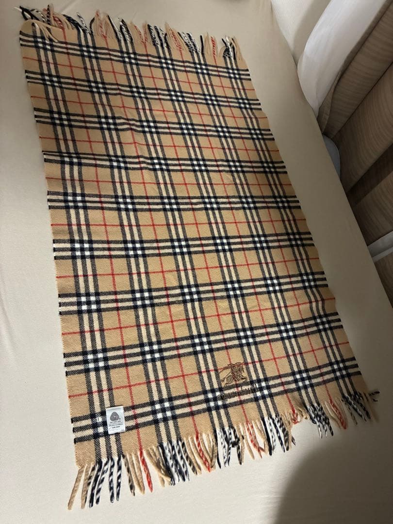 極美　BURBERRY バーバリー 膝掛け　ブランケット　ノバチェック