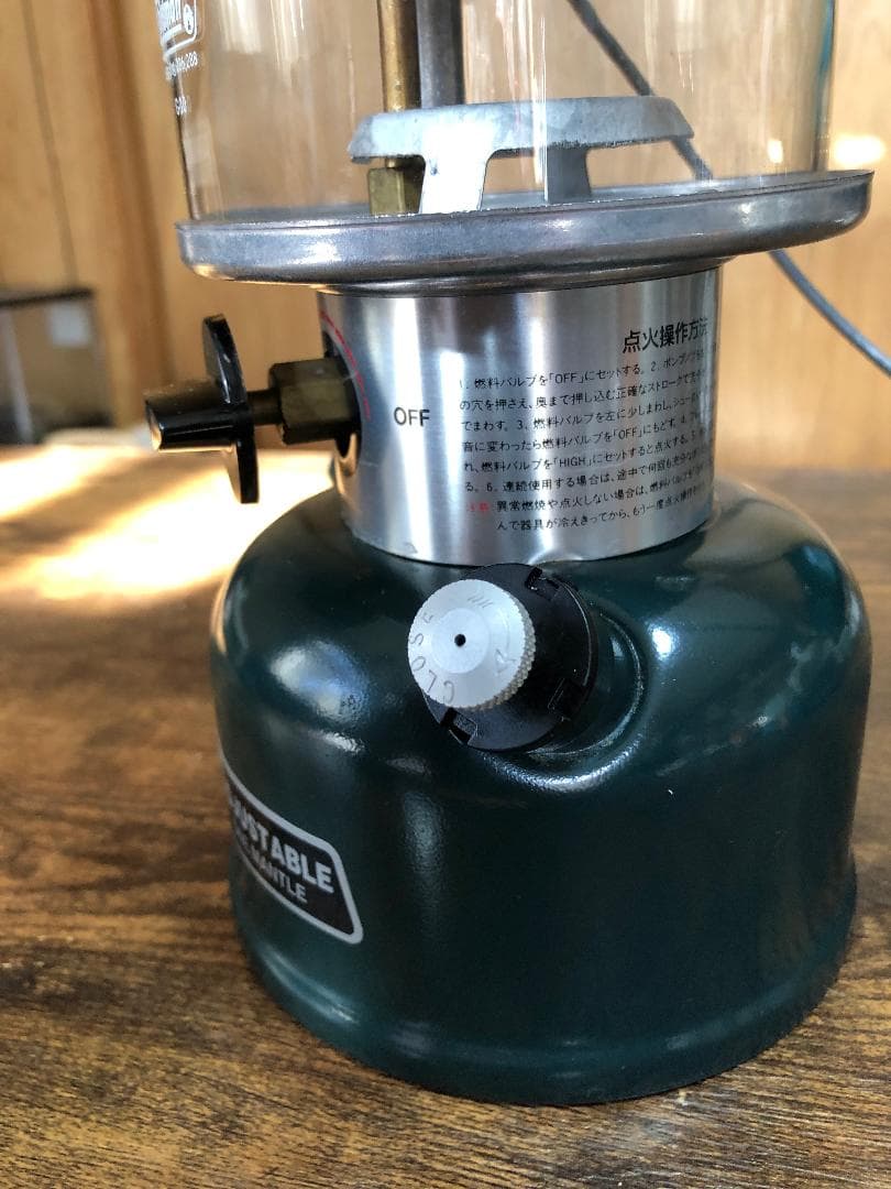 ライト・ランタン Coleman ADJUSTABLE ONE MANTLE '97