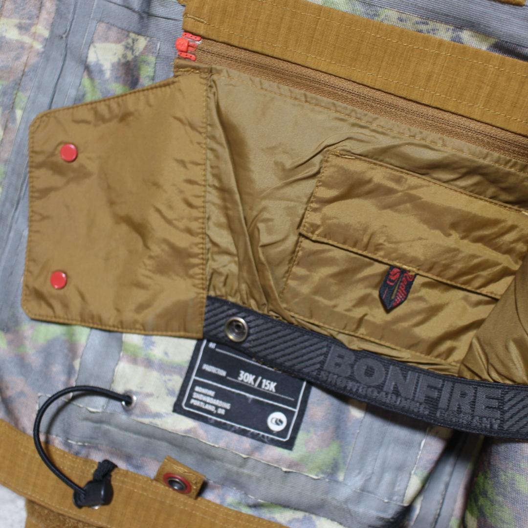 【美品 最上位 3レイヤー】高機能 高撥水【M】BONFIRE スノージャケット