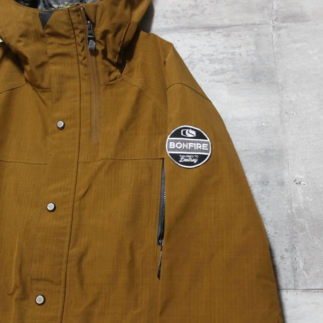 【美品 最上位 3レイヤー】高機能 高撥水【M】BONFIRE スノージャケット