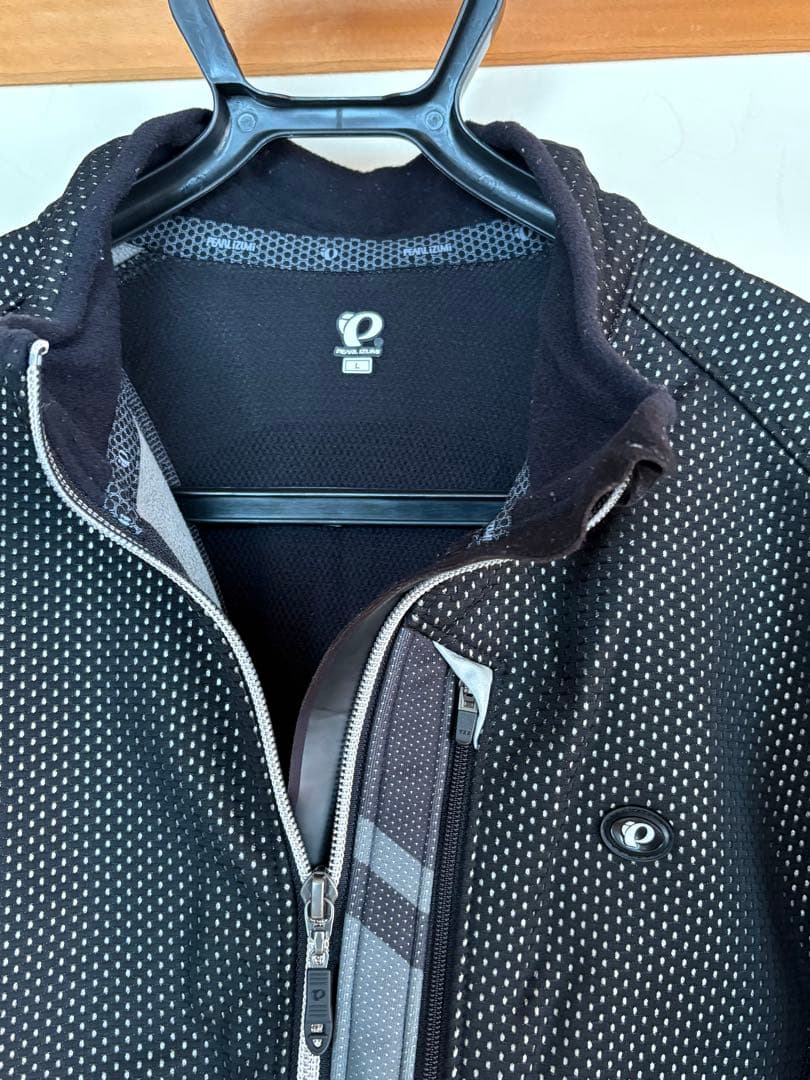 気温0度対応　PEARL IZUMI サイクルジャケット ＆ビブタイツ　サイズＬ