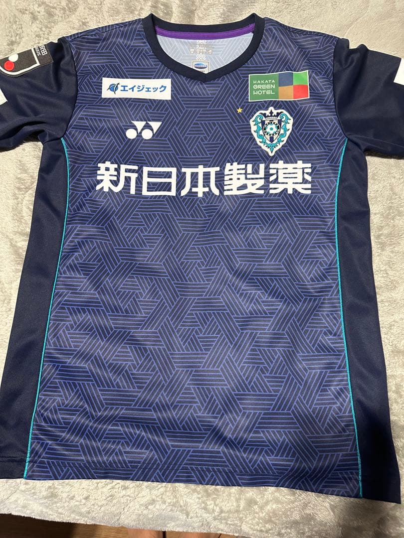 【美品】アビスパ福岡佐藤凌我2024ホームユニフォームLネームナンバーマーキング