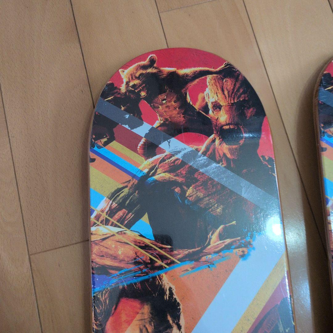 新品 GUARDIANS OF THE GALAXY スケートボードデッキ ２個
