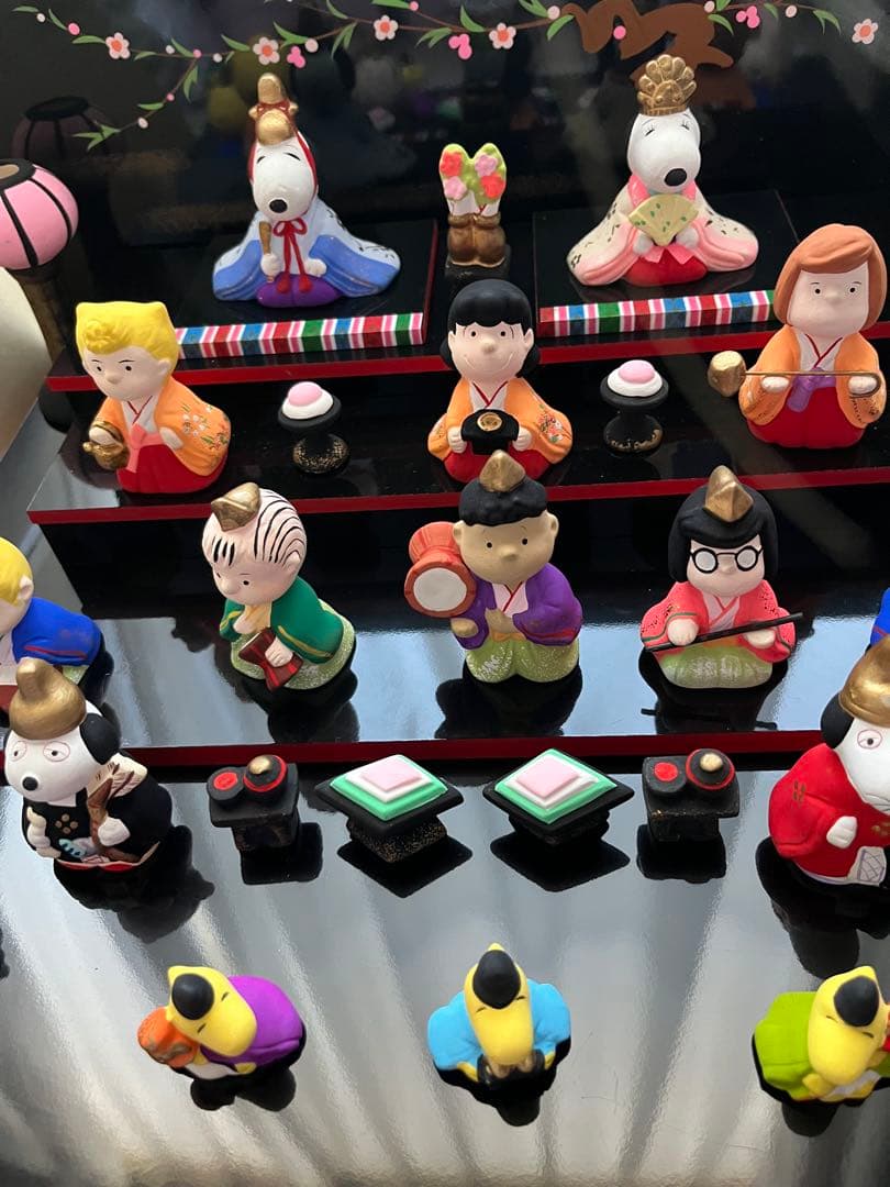 SNOOPY ひな祭り 陶器製　雛人形セット　吉徳大光　レア